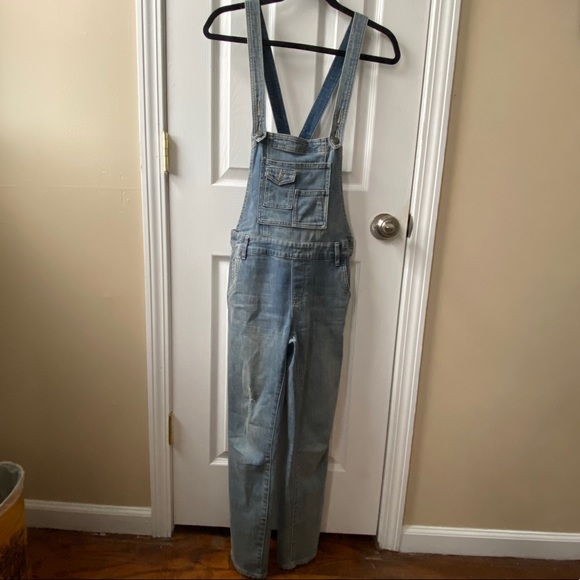 NWOT Free People Perfect Brady Denim Overalls - Picture 3 of 8